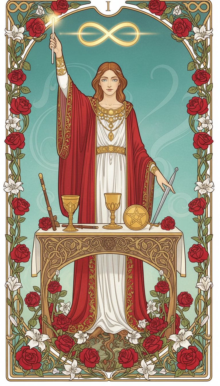 The Magician tarot card